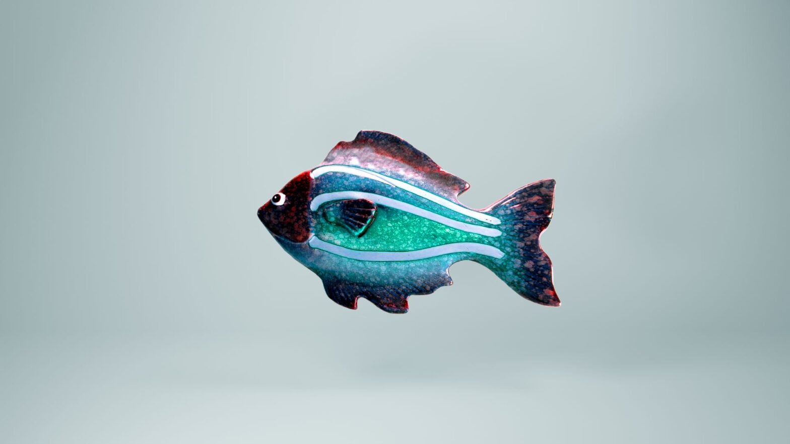 Portada del curso «Lectura fácil». En el centro, un pez flotando sobre un fondo de color azul.