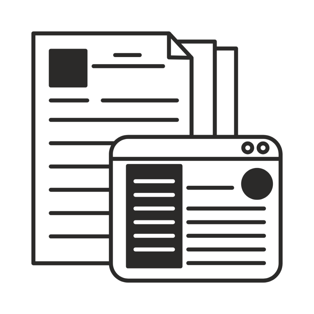 Ilustración de varios documentos.